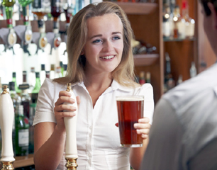 Bartender Serving